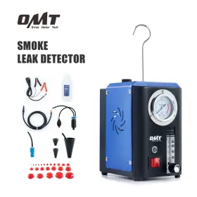 Orion Motor Tech 719868666449 Smoke Machine With Pressure Gauge 24 Cap Plugs Mineral Oil For Auto Pipe Repair