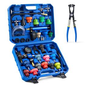 Orion Motor Tech Mpn1rcp0034-00 Coolant Pressure Tester Kit 34pc Universal Cooling System Hose
