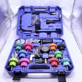 Rcp-0026-bl  Orion Motor Tech 26pc Radiator Pressure Tester Test Kit Coolant Vacuum Purge Refill With Adapters