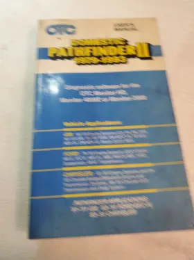 103755 Otc Spx Domestic Pathfinder Ii 1979-1993 Users Manual Scan Tool Guide