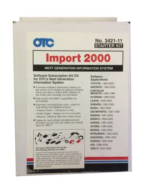 3421-11 Otc 342101 Import 2000 Starter Kit For Genisys
