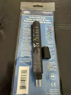 4598 Otc Oem Bosch Dot 4 Brake Fluid Tester 4598 Otc Oem Bosch Dot 4 Brake Fluid Tester