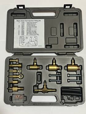 Otc 6570 Spx Tools Basic Asian Fuel Injection Fitting Service Kit Complete Nice