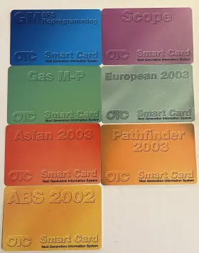 Ab2002 Otc Smart Card Asian 2003 European Abs 2002 Gas M-p Scope 7 Lot