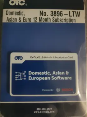 Otc-3896-ltw Otc Tools & Equipment 3896-ltw 1 Year Subscription Software Update Brand New