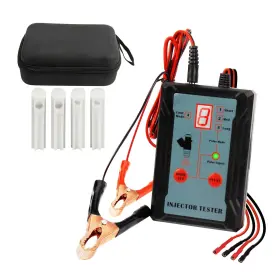 Oufkar 728990666937 Fuel Injector Tester Cleaner And 4 Adapter 8 Pulse Modes Diy Cleanin