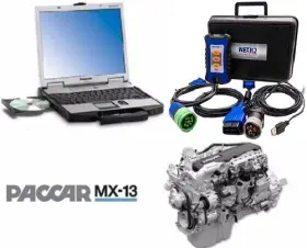 Mx13-cf53 Paccar / Panasonic/ Nexiq Davie4 Software On Toughbook Cf-53 And Usb-link 3 Adapter