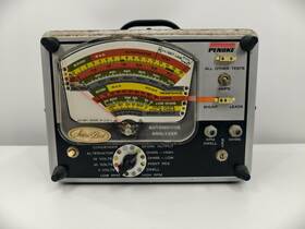 Penske Aa-5671 Vintage Sears Best Automotive Analyzer Tester W Leads Case Usa