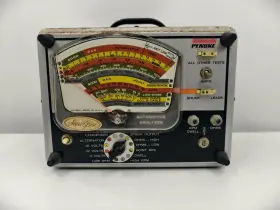 Aa-5671 Penske Vintage Sears Best Automotive Analyzer Tester W Leads Case Usa