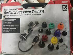 Pittsburgh Automotive 157520276254 Radiator Pressure Test Kit 16 Pieces 63862