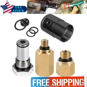 Pmqp199910920 Pm-auto 6.0 Ipr Valve Socket And Air Test Fitting Tool Fuel Rail Adapters For Ford 6.0l