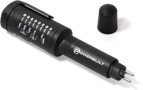647766 Powerbuilt Universal Brake Fluid Tester Pen With Led Indicator For Black