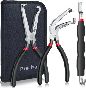 Ep-46001 Preciva 3 Pcs Electrical Disconnect Pliers Connector Black