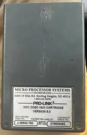 J-38500-730 Pro-link Kent-moore Ddc Ddec Ii And Iii Cartridge