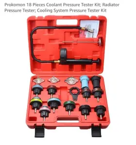 467236 Prokomon 18 Piece Radiator Pressure Tester Coolant System Kit