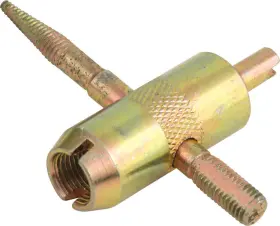 56-119 Quickcar Valve Stem Core Tool - Knurled Steel Cadmium Each