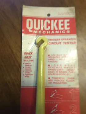 Tr25019 Quickee Mechanics Electric Circuit Tester 6 12 And 24 Volt