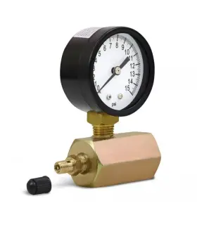 5230 Raven Low Pressure Gas Tester 0-30 Psi 2 Inch Display With Steel Case And Ring