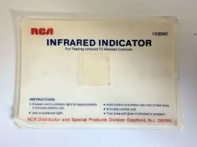 153093 Rca Remote Infrared Detection Card Sensor Indicator Thompson - Rare Item