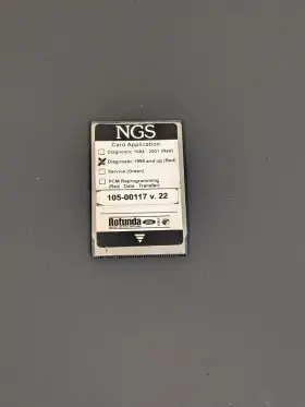 105-00117 Rotunda Ford Hickok Scan Tool Ngs Diagnostic Card 1999 And Up Red V 22