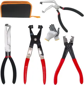 Pliers-2503 Ruitonda Electrical Connector Plier 60 Degree Disconnect Pliers Hose Black