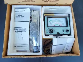 244.2115 Sears 161.2110 Vintage Engine Tune-up Tester Timing Light With Manuals