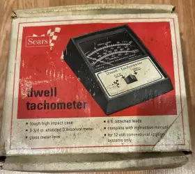 161-2177 Sears 161.2177 Vintage Dwell Tachometer Model