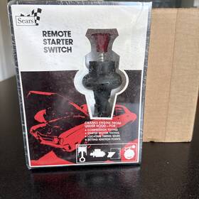 Sears 282108 Vintage Remote Starter Switch In Orignal Package Brand New Factory Sealed