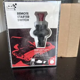 282108 Sears Vintage Remote Starter Switch In Orignal Package Brand New Factory Sealed
