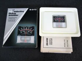 2173 Sears Craftsman Nos Vintage Inductive Pickup Ammeter Made In Usa