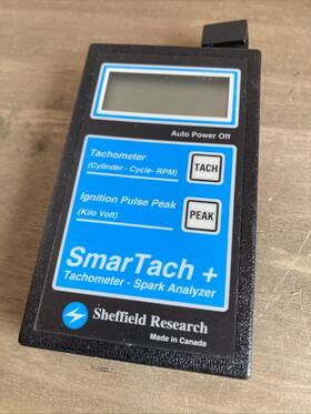 Sheffield Research 102894 Smartach Tachometer - Spark Analyzer Battery Operated Tested