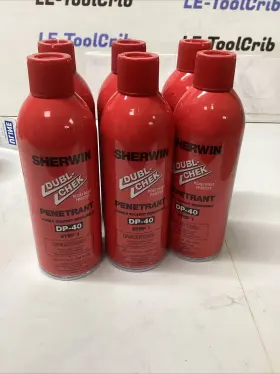 T-517s Sherwin Dp-40 Dubl Check Penetrant Lot Of 6
