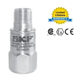 786a-d2 Skf Cmss Non-incendive Rated Agency Approved Accelerometer Straight Ex