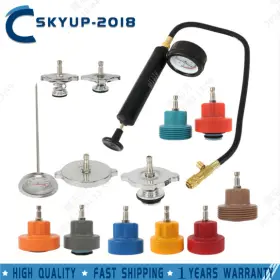 Su861271ku Skyup2018 Radiator Pressure Tester Vacuum-type Cooling System Refill Test Tool Kit 14pcs