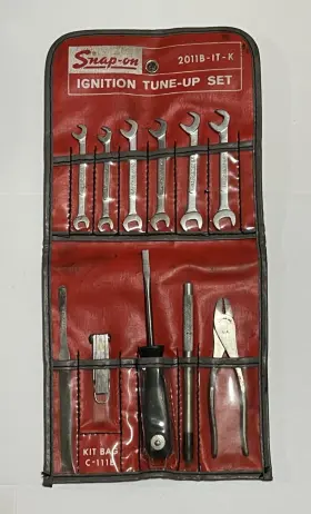 2011b-it-k Snap On 2011-itk Vintage Ignition Tune-up Set With Pouch 11 Pc Usa Nice