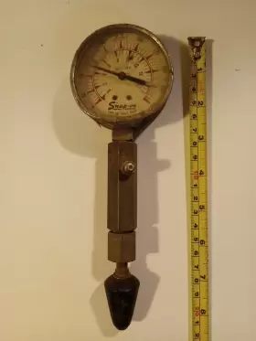 31918-1 Snap On 31918 1 Vintage Kilopascal Pressure Tester Gauge 250 Psi Usa
