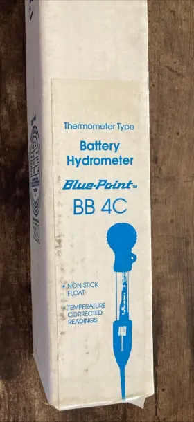 Bb-4c Snap-on / Blue Point Battery Hydrometer Bb 4c Thermometer Type New Never Used