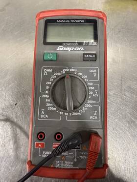 Snap On Eedm593d Multi-meter