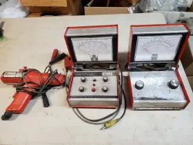 Mt406 Snap On Mt460 Mt241 Vintage Snap-on Timing Light Mt 460 Tach/dwell Meter And Volt