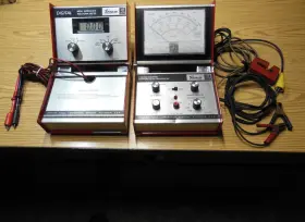 Mt460-mt470 Snap On Vintage Snap-on Mt460 Dwell/tachometer Mt470 Volt/ohm Meters