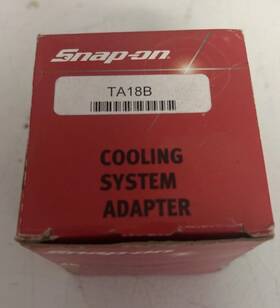 Snap-on Ta32b Snap-on Ta18b Volvo Car Jeep Saab Renault And Sterling Radiator Adapter