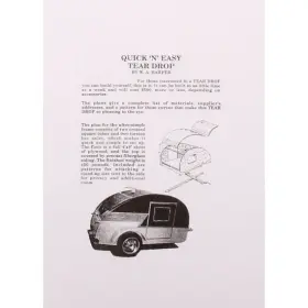 91085117 Speedway Motors Quick N Easy Tear Drop Trailer Plans Guide