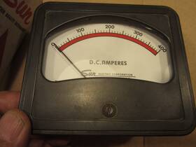 Sun 677135 0-400 Dc Ammeter