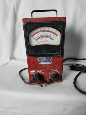 3323 Sun Electic Corp Vintage Electric Vit Ignition Volts Resistance Tester Untested