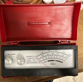 Sun Mcgraw Equipment Company Tds-3 Vintage Dwell/tach 4910-00-788-8549 Untested