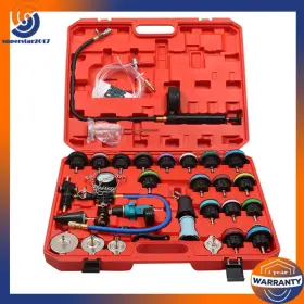 Ss593940hr Switch-supplier 33pcs Radiator Pressure Tester Vacuum-type Cooling Purge System Refill Kit