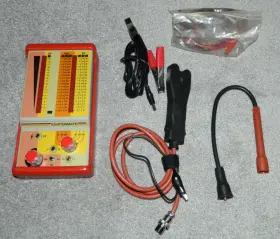 B-3300 Tecmate Ignitionmate Peak-voltage Ignition Tester In Case W Cables And Manual