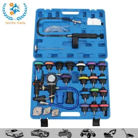 Tfp397618tp Terrific-parts 28pcs Radiator Pressure Tester Coolant Purge Refill Vacuum Cooling System Set