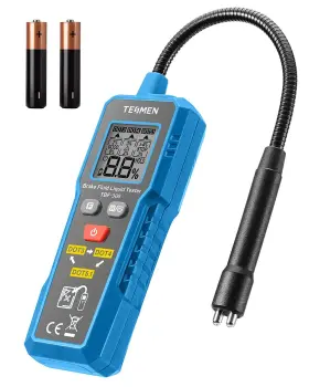 Tbf-300-bl Tesmen Tbf-300 Brake Fluid Tester With 8.5-inch Corrosion Resistance Gooseneck