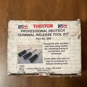 Thexton Mfg Co. Th588 Deutsch Terminal Release Tool Kit #588
